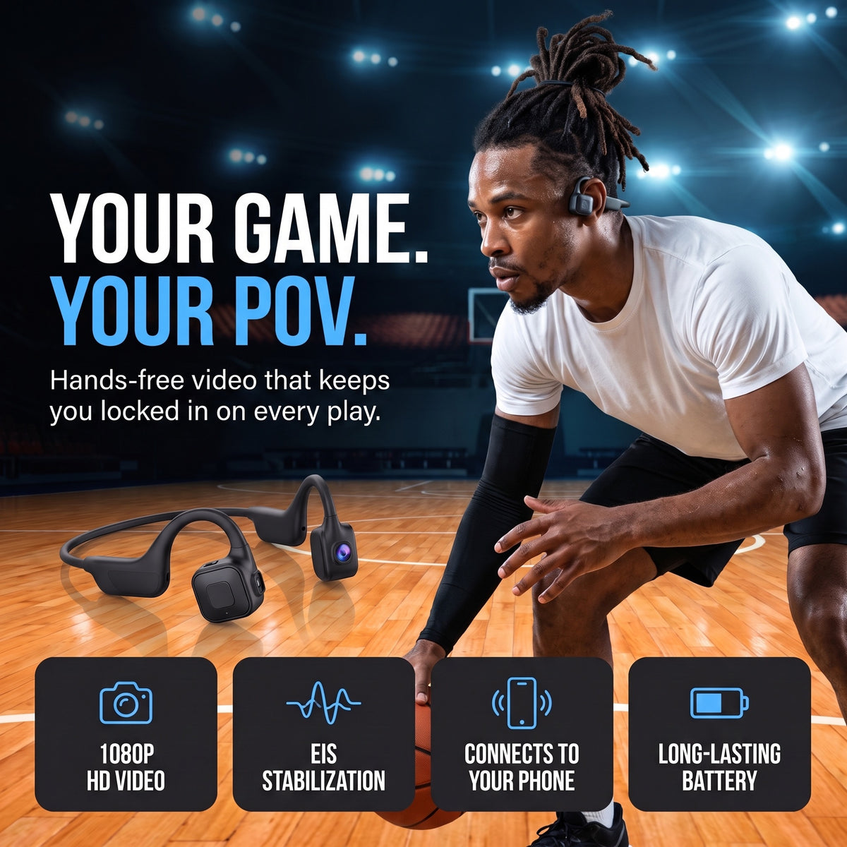 HoopVue™ - Music + Recording EarBuds